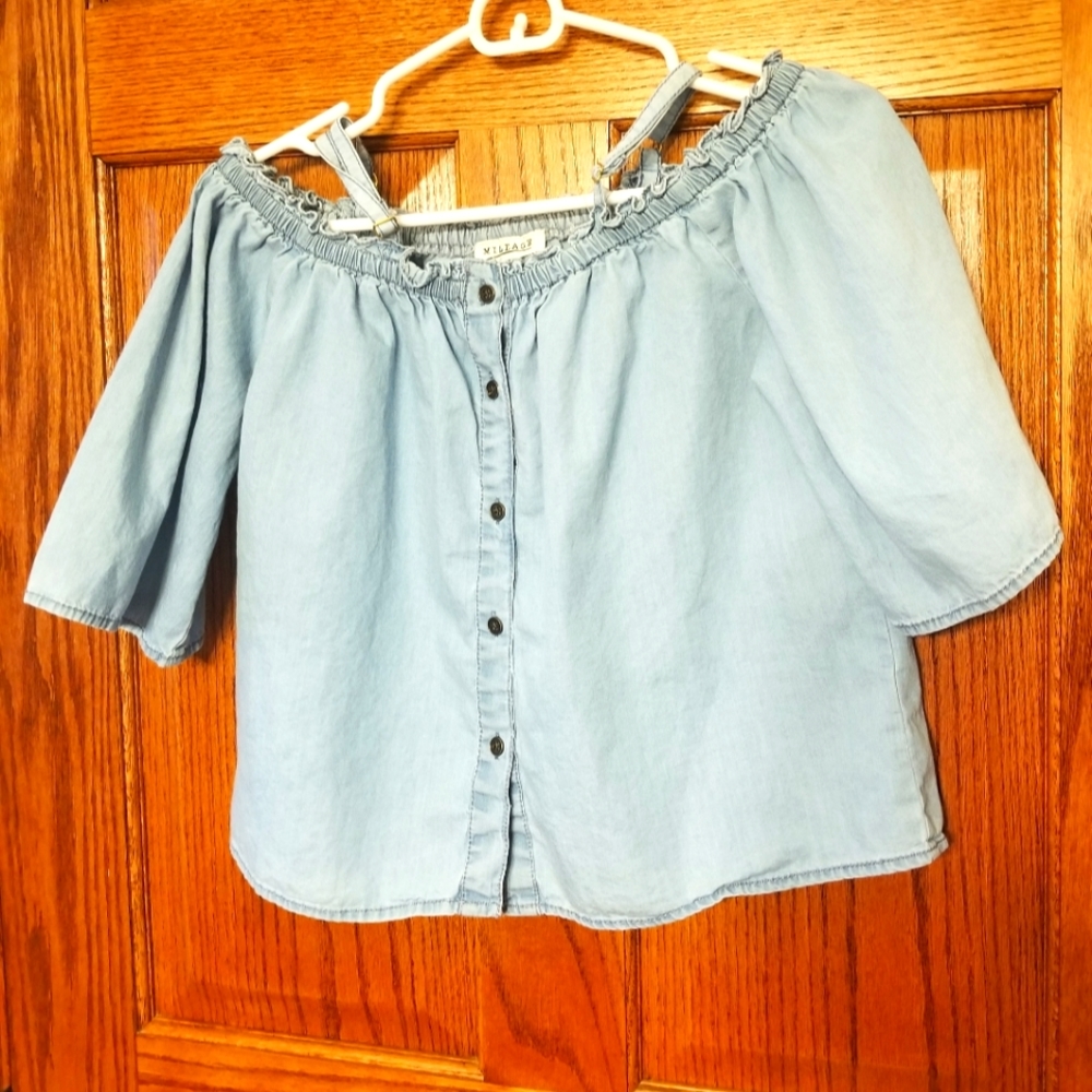 "Mileage" Off Shoulder Top